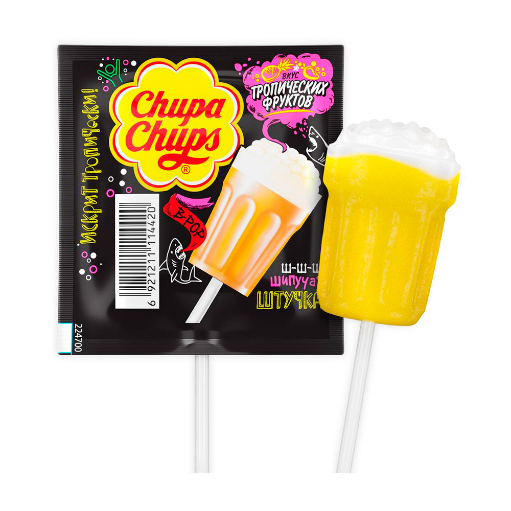 Изображение товара Карамель Chupa Chups на Палочке Тропический 15г