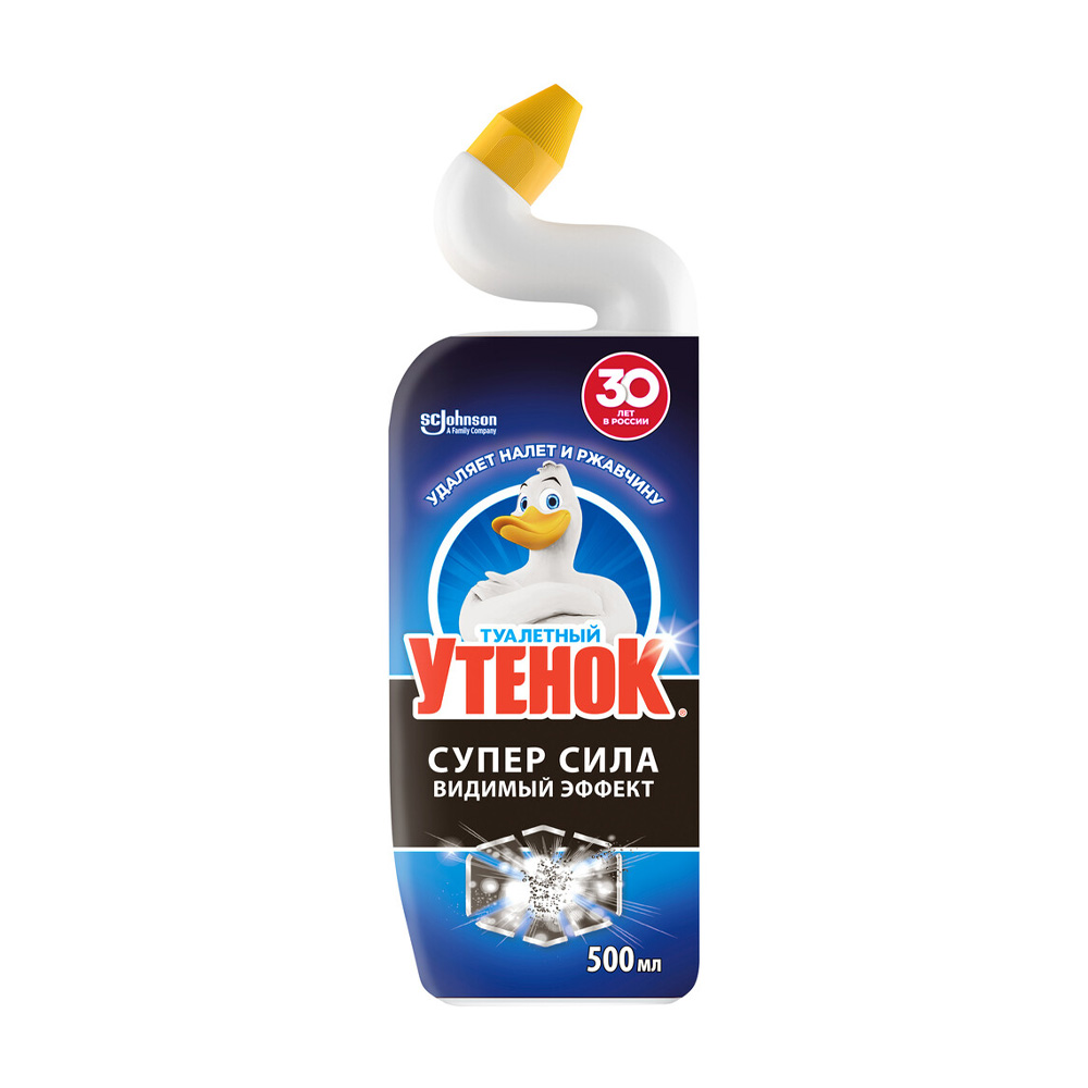 Изображение товара Туалетный Утенок Видимый Эффект 0,5 л — чистота и блеск унитаза