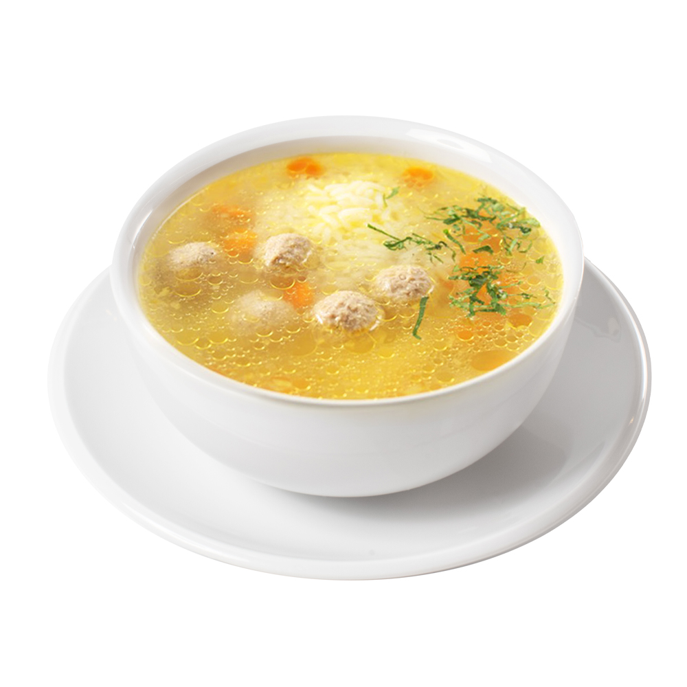 Калорийность супа с фрикадельками и вермишелью