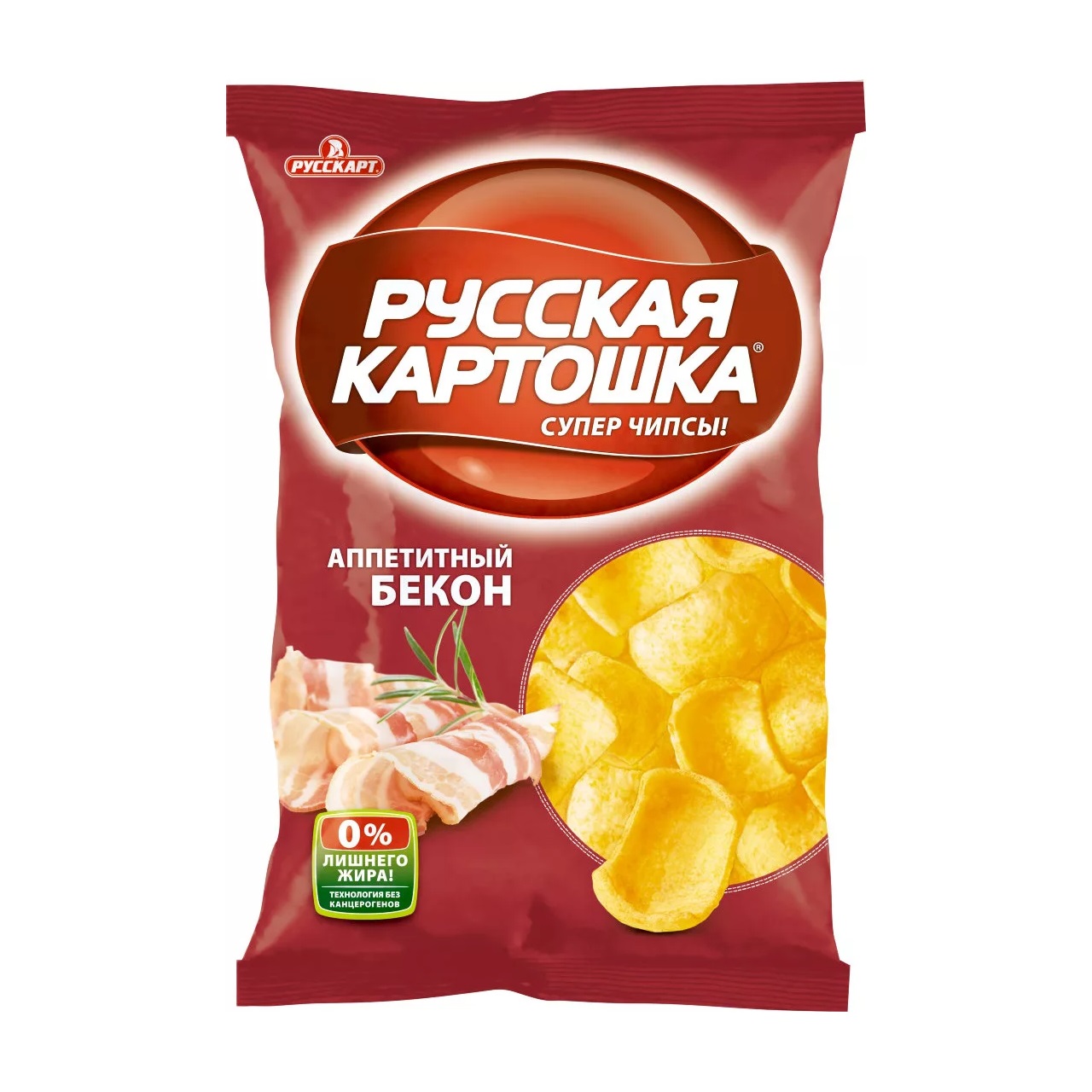Купить чипсы русская картошка со вкусом бекона 80г с доставкой на дом в ...