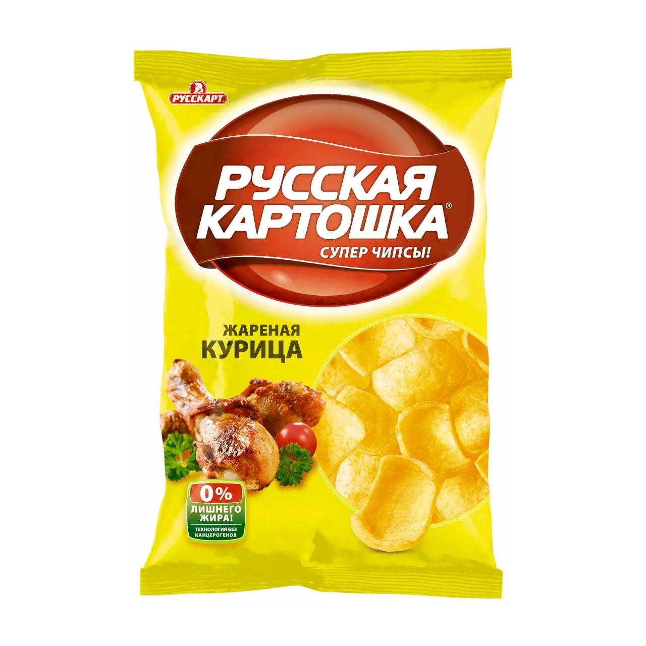 Купить чипсы русская картошка со вкусом курицы 80г с доставкой на дом в ...