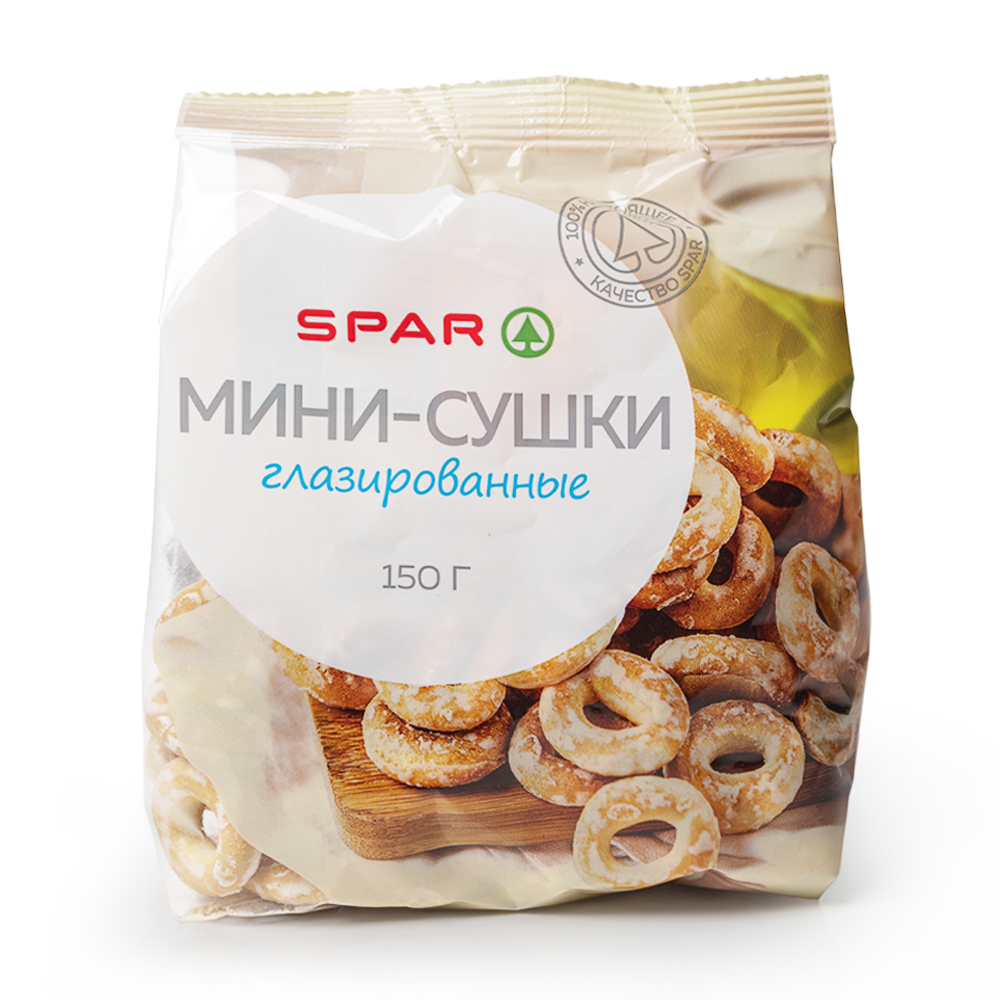 Купить сушки-мини spar глазированные 150г с доставкой на дом в магазине SPAR