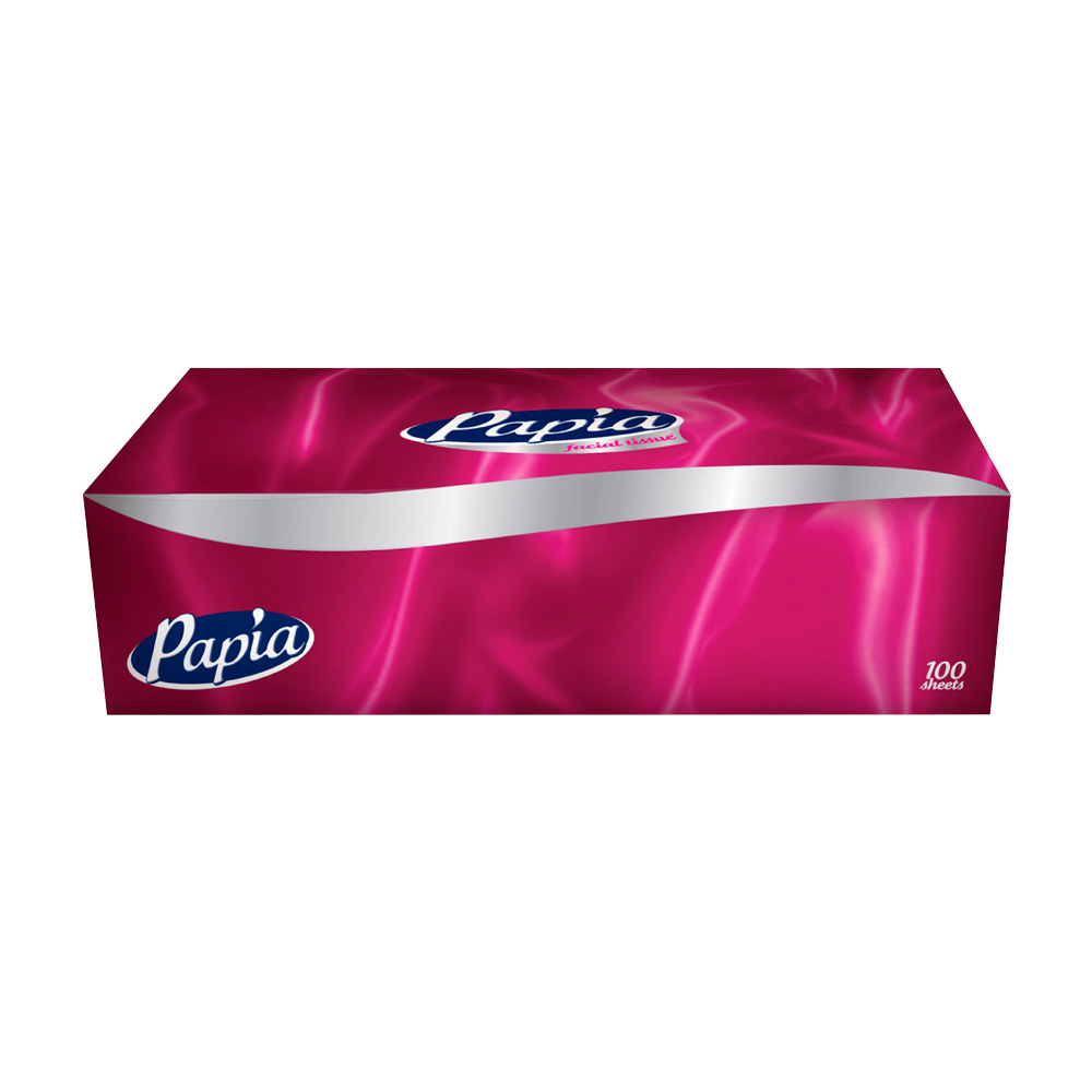 Изображение товара Салфетки Бумажные Papia Косметические 2 Слоя 100шт