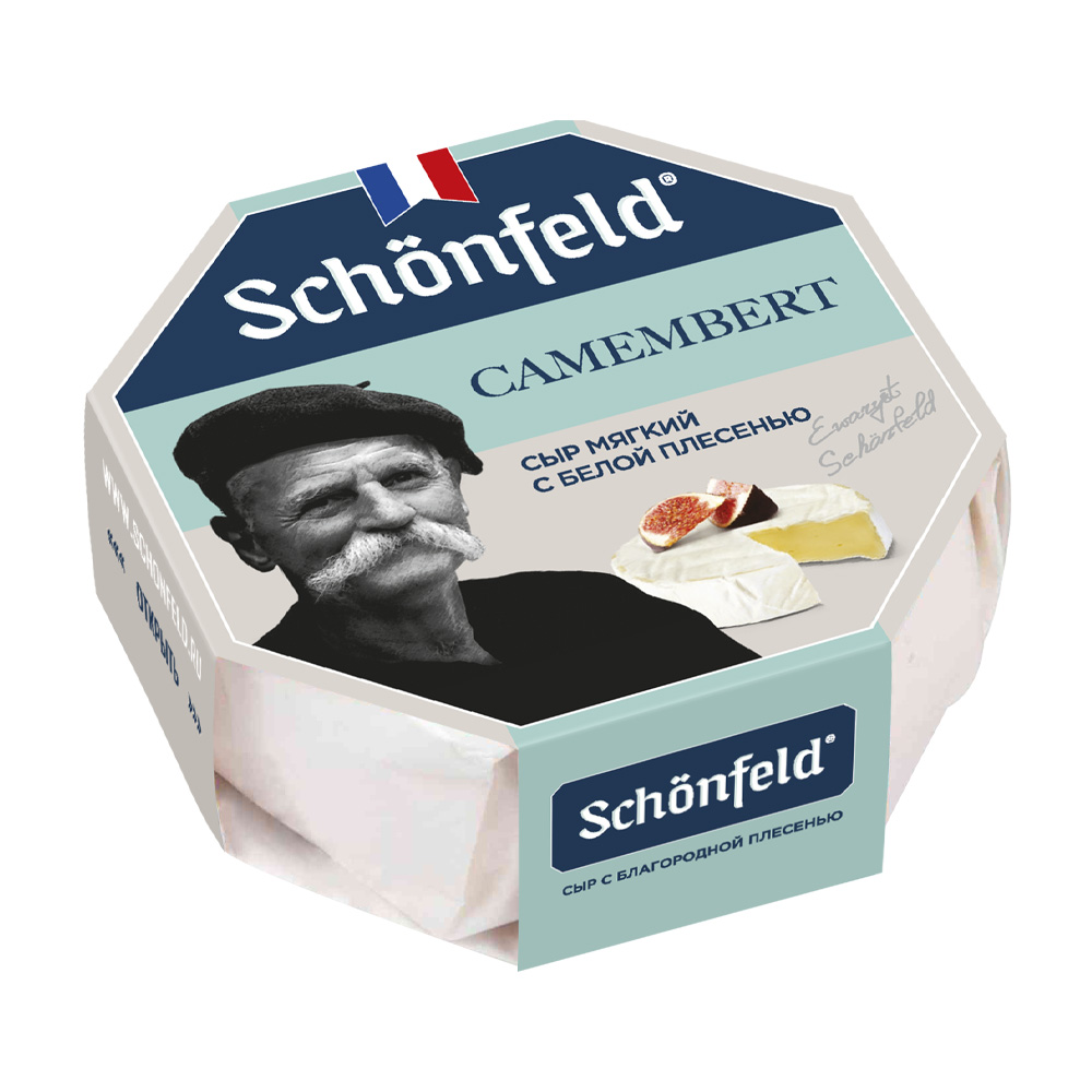 Купить сыр мягкий с белой плесенью camembert 50% 125г с доставкой на дом в  магазине SPAR