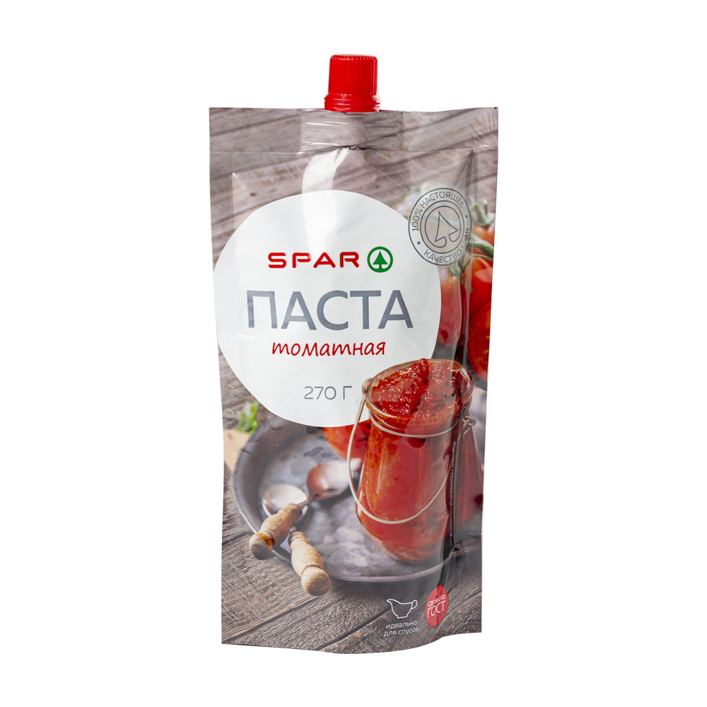 Купить томатная паста spar 270г дой-пак с доставкой на дом в магазине SPAR