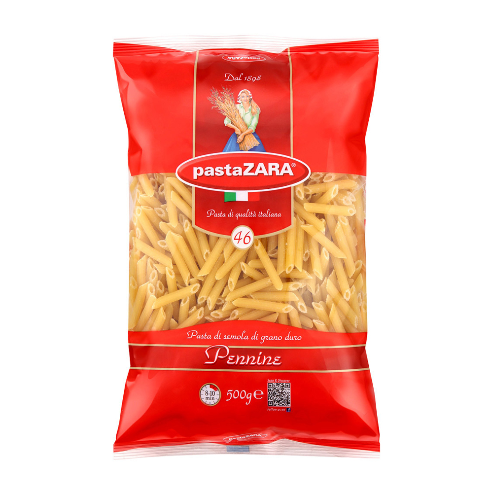 Купить макаронные изделия pasta zara №046 перышки 500г с доставкой на ...