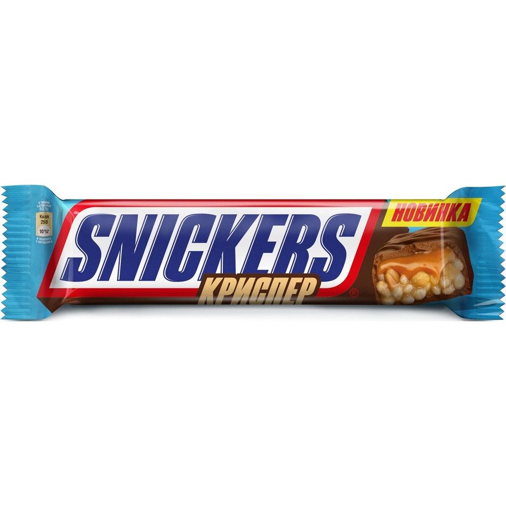 Купить шоколадный батончик snickers криспер 40г с доставкой на дом в  магазине SPAR