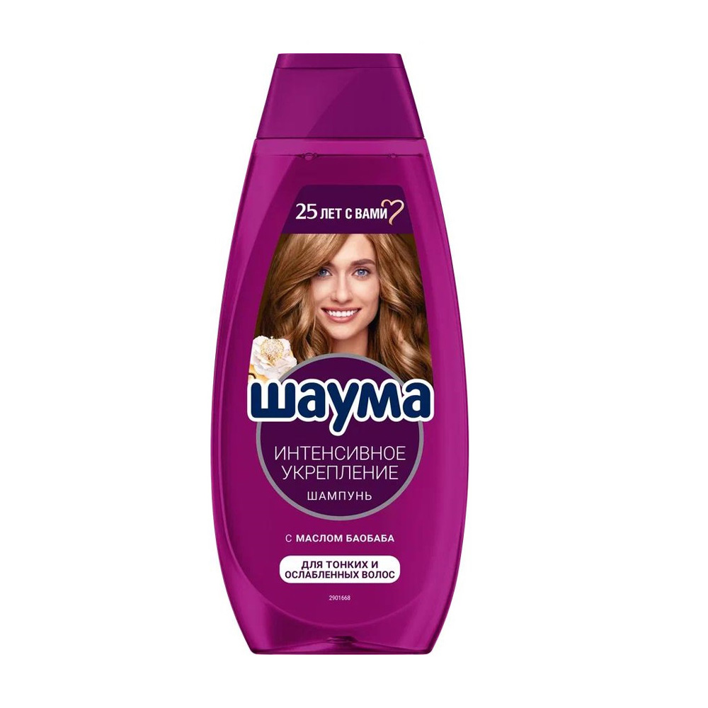 Изображение товара Шампунь Шаума Интенсивное Укрепление для Тонких Волос 370мл