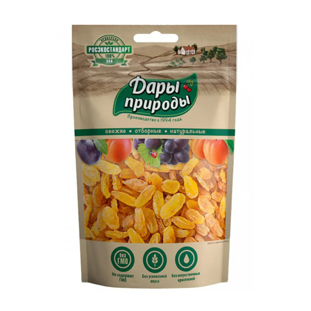 Изображение товара Изюм Дары Природы Золотой 150гр