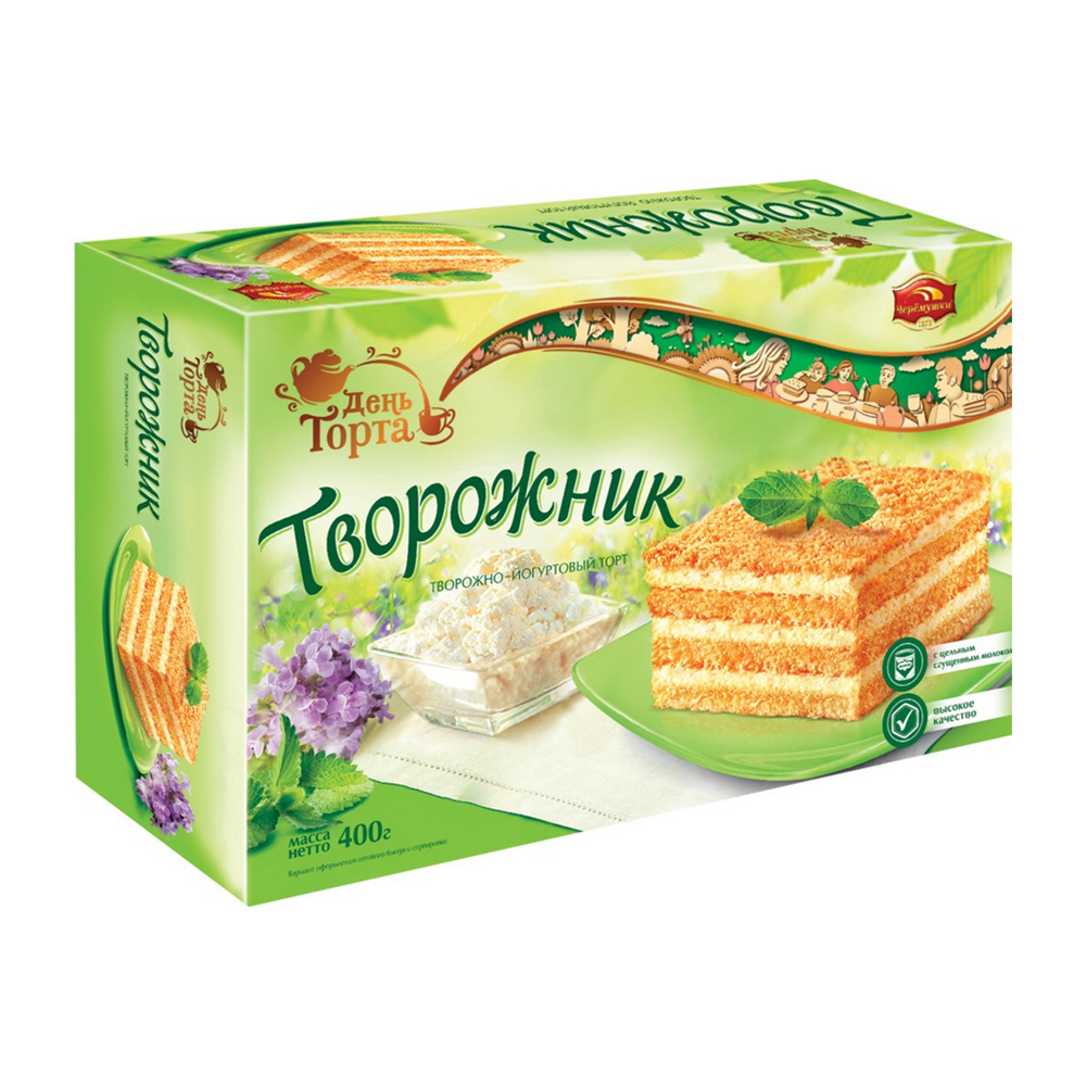 Изображение товара Торт Черемушки Творожник 400г