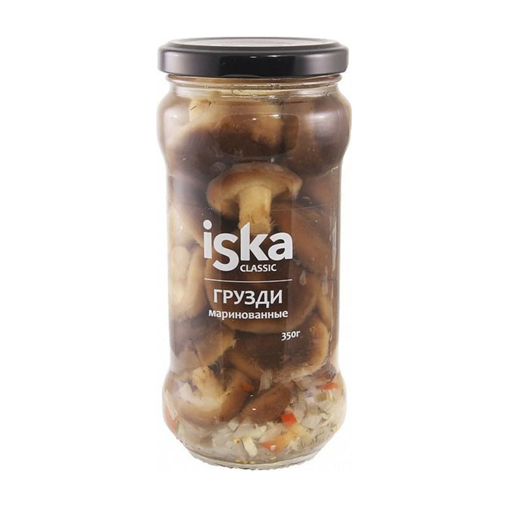 Купить грузди iska маринованные 350г стекло с доставкой на дом в ...