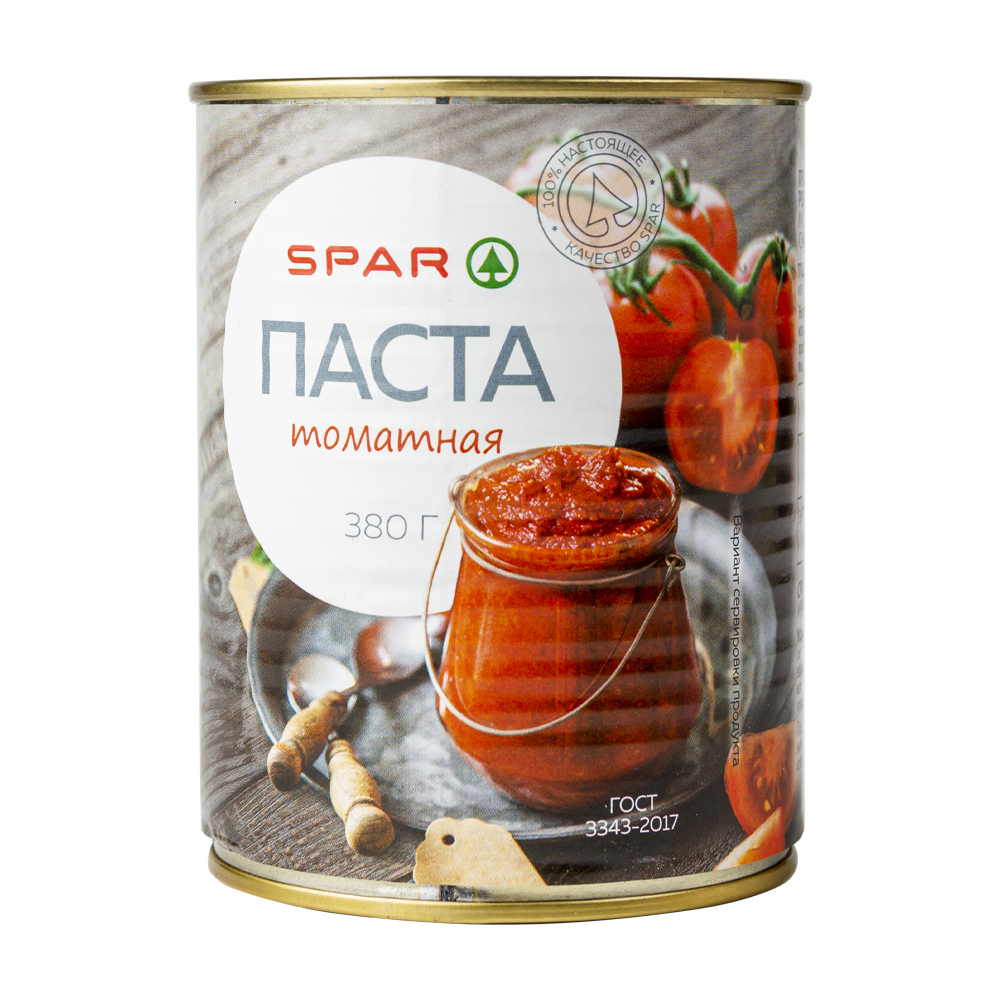 Купить томатная паста spar 380г ж/б с доставкой на дом в магазине SPAR