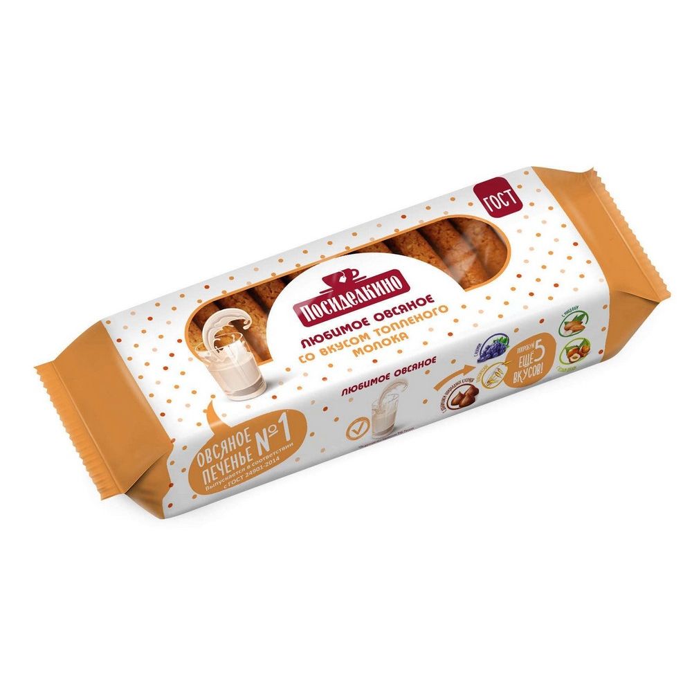 Купить печенье посиделкино овсяное топленое молоко 310г с доставкой на ...