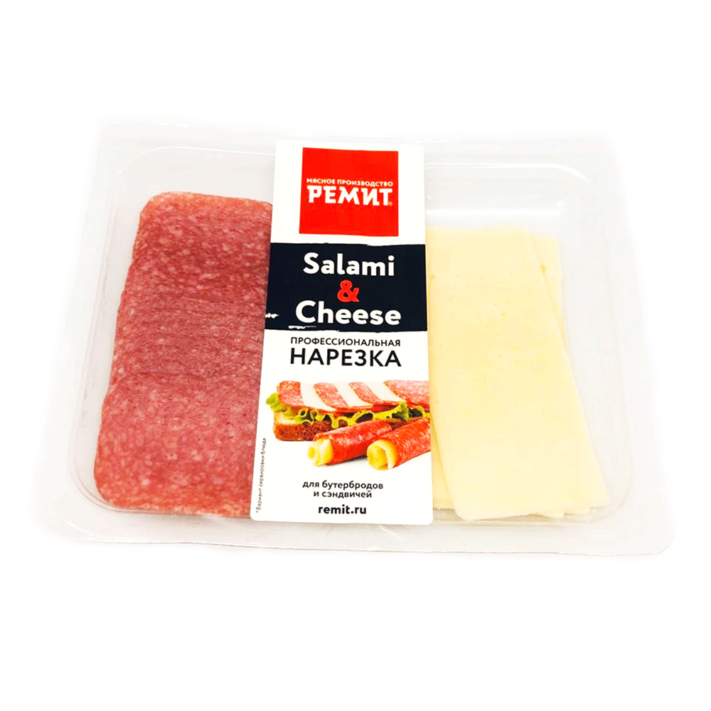 Ремит. Нарезка ассорти колбаса с/к и сыр Тильзитер salami Cheese Ремит 90г. Ассорти Ремит salami 90 гр сервировочная нарезка. Ремит ассорти салями и сыр. Ремит ассорти salami & Cheese с/к нарезка 90г МГС:10.