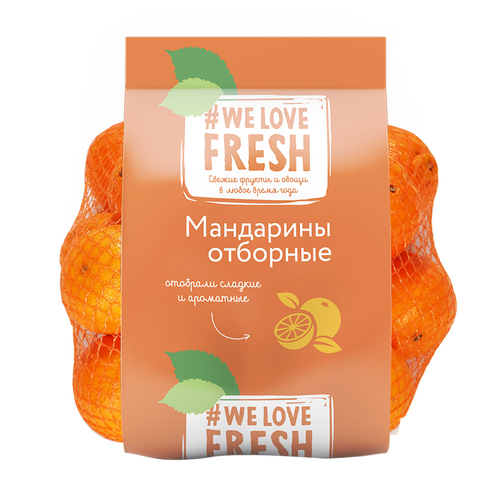 Изображение товара Мандарины We Love Fresh Отборные Фасованные