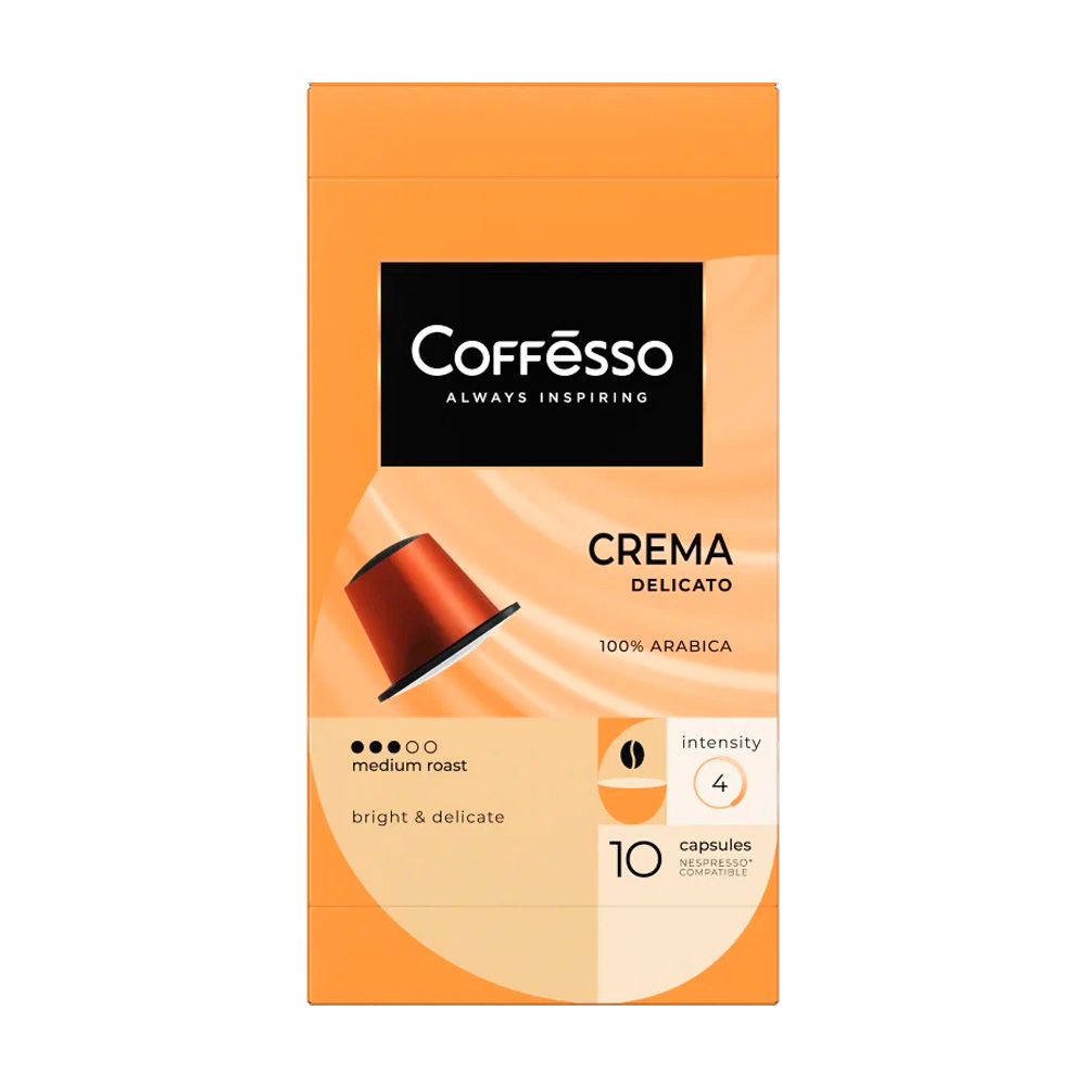 Изображение товара Кофе Молотый Coffesso Crema Delicato 10 Капсул
