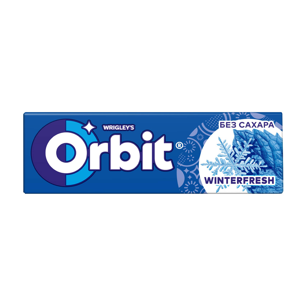 Изображение товара Жевательная Резинка Orbit Зимняя Свежесть 13,6г