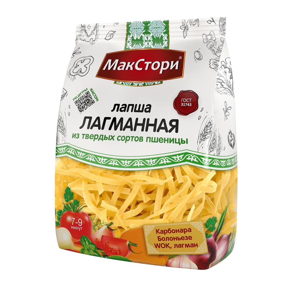 Купить лапша лагманная макстори 200г с доставкой на дом в магазине SPAR