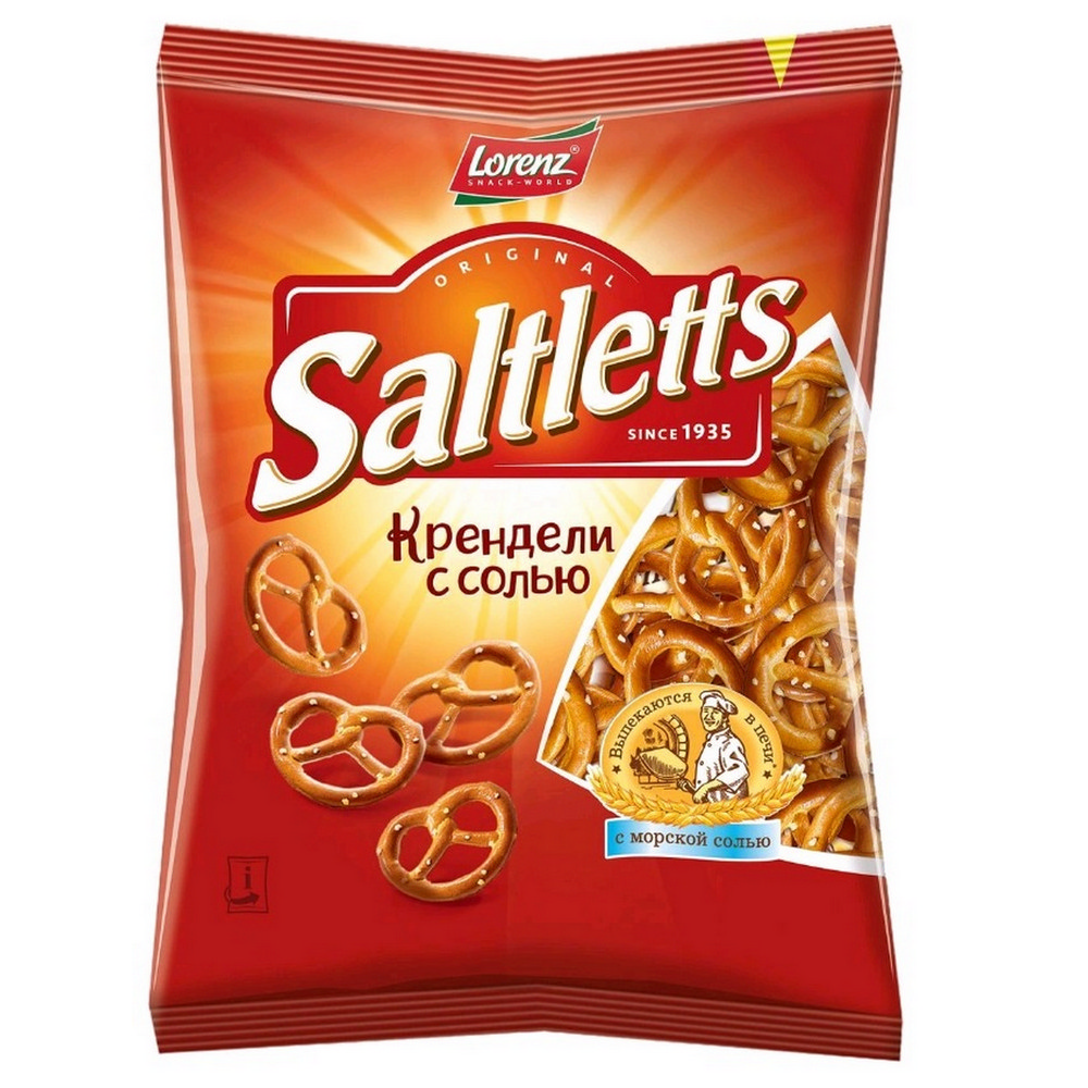 Купить крендели lorenz saltletts мини с солью 50г с доставкой на дом в ...
