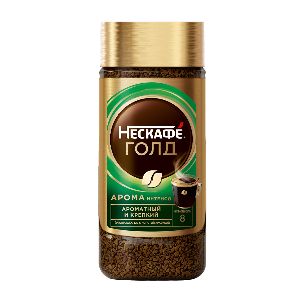 Изображение товара Кофе Растворимый Nescafe Gold Aroma Intenso 85г Стекло