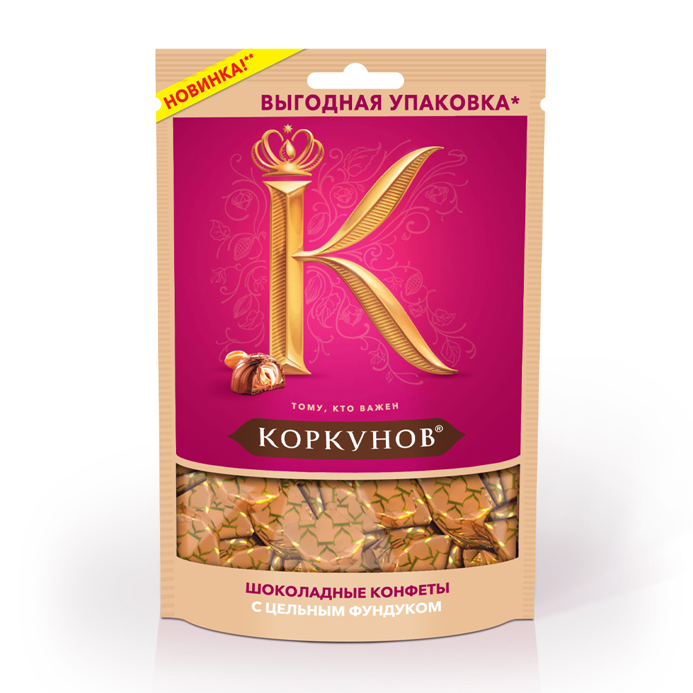 Купить конфеты шоколадные коркунов с цельным фундуком 118г с доставкой ...