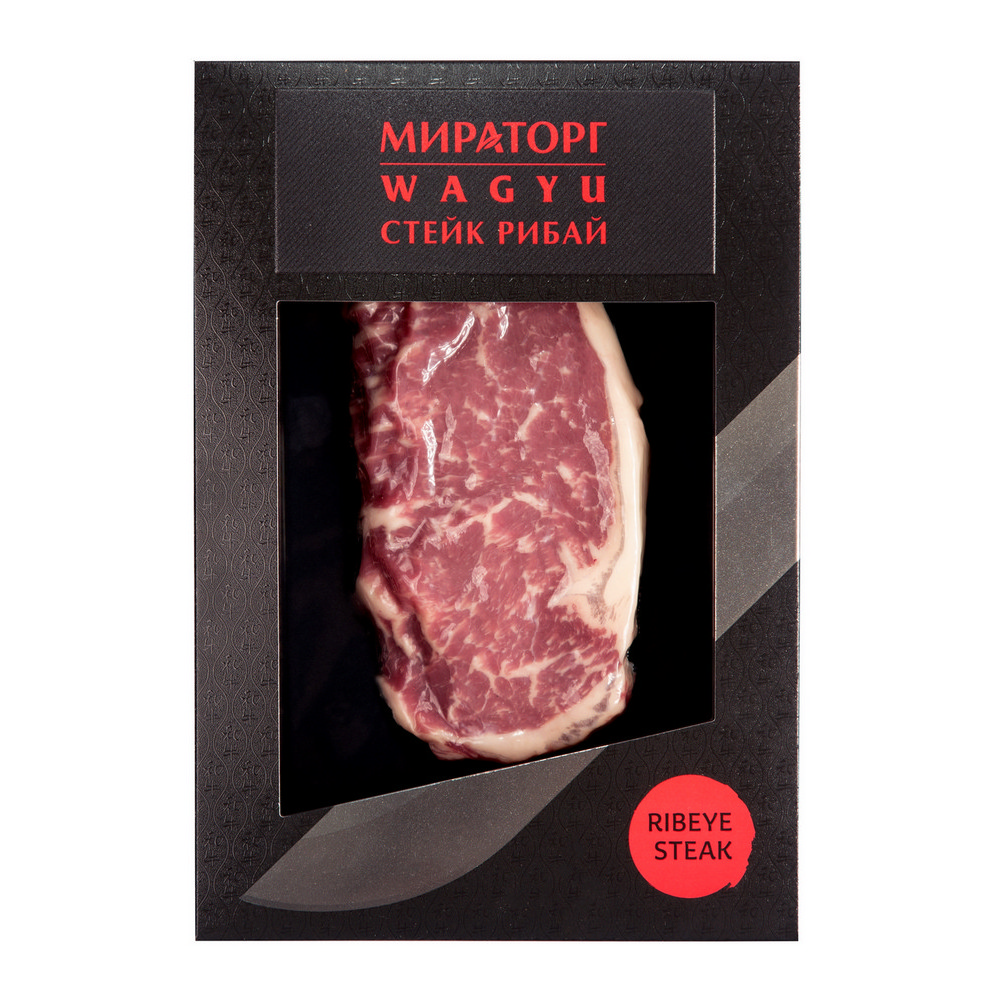 Купить стейк рибай wagyu мираторг 190г с доставкой на дом в магазине SPAR