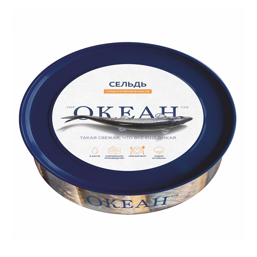 Изображение товара Сельдь Океан Филе-Кусочки в Масле 380г