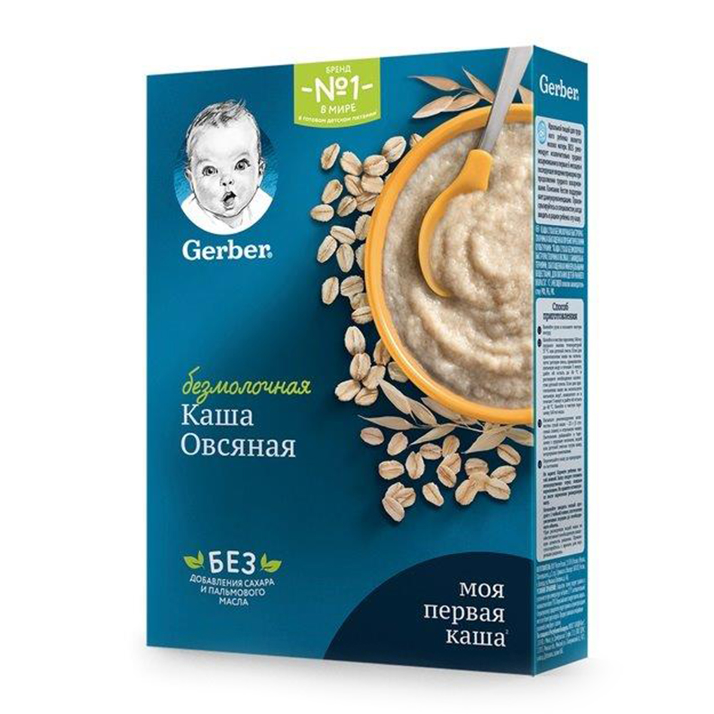 Изображение товара Каша Gerber Овсяная Безмолочная 180г