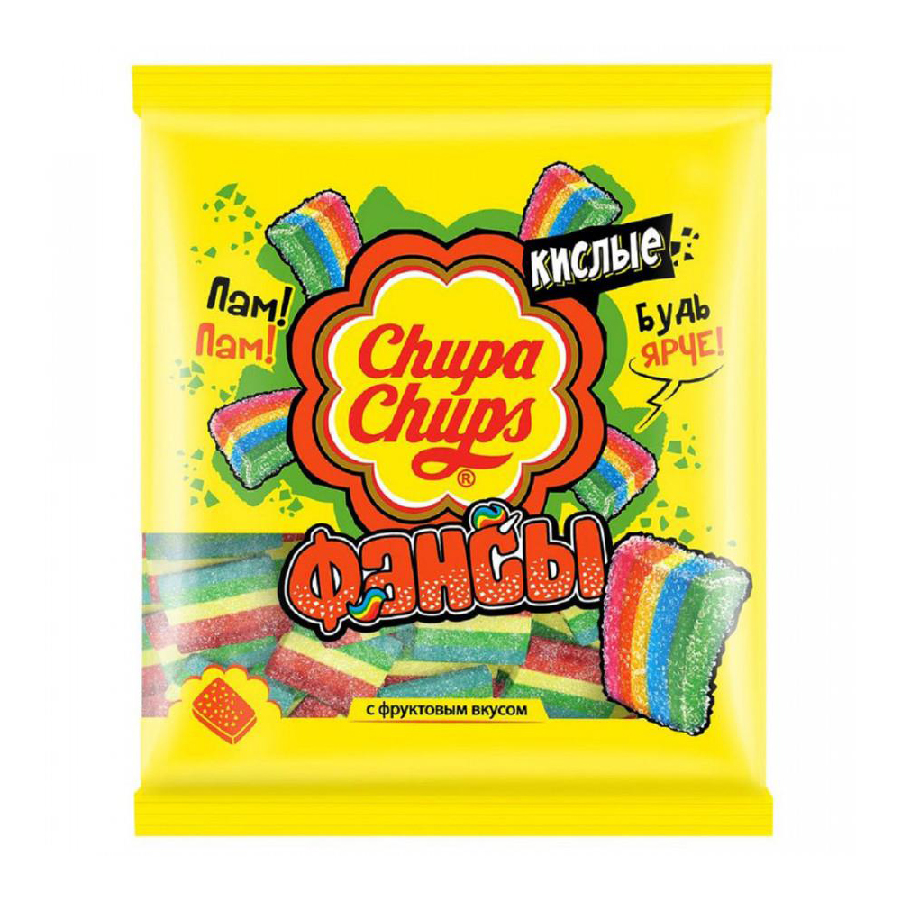 Купить мармелад chupa chups жевательный кислые фансы 150г с доставкой на дом  в магазине SPAR