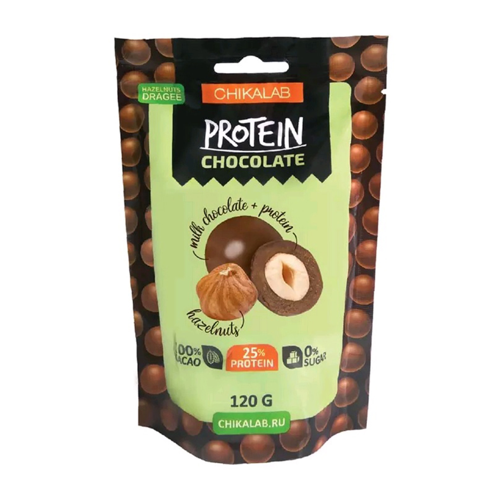 Изображение товара Chikalab Фундук в Шоколаде 120 г
