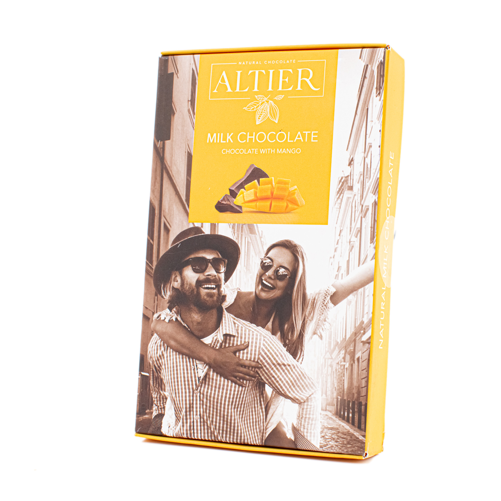 Изображение товара Шоколад Altier Молочный с Манго 90г
