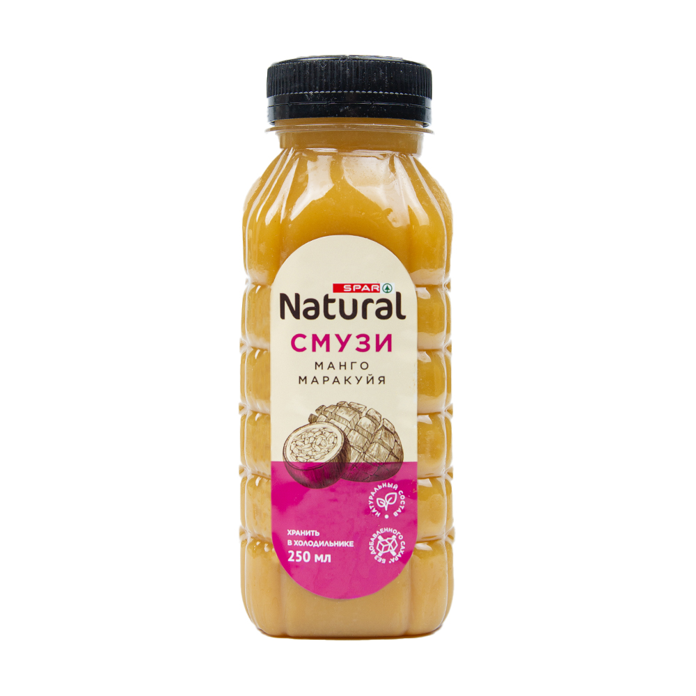 Купить смузи spar natural манго-маракуйя 250мл с доставкой на дом в ...