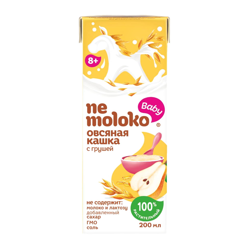 Изображение товара Каша Nemoloko Овсяная с Грушей 200мл