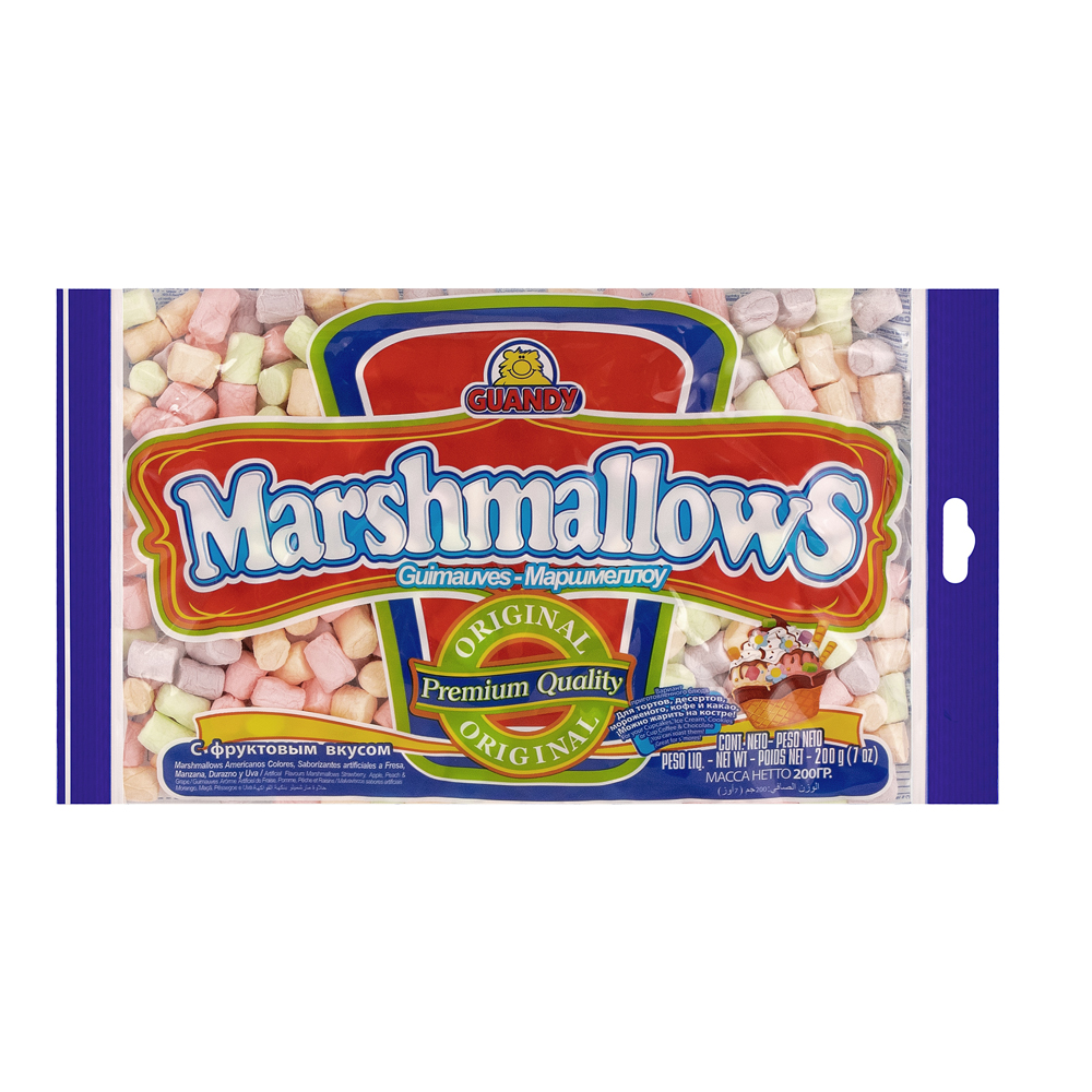 Изображение товара Маршмеллоу Guandy Мини Фруктовый 200г