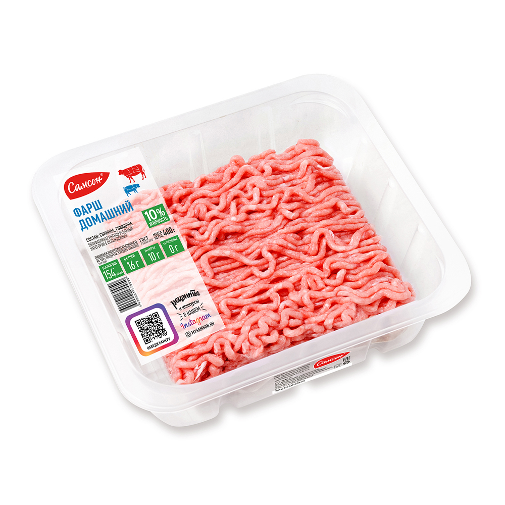 Изображение товара Фарш Самсон Домашний 400г