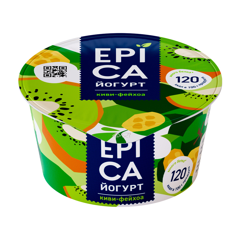 Купить йогурт epica киви фейхоа 4,8% 130г с доставкой на дом в магазине ...