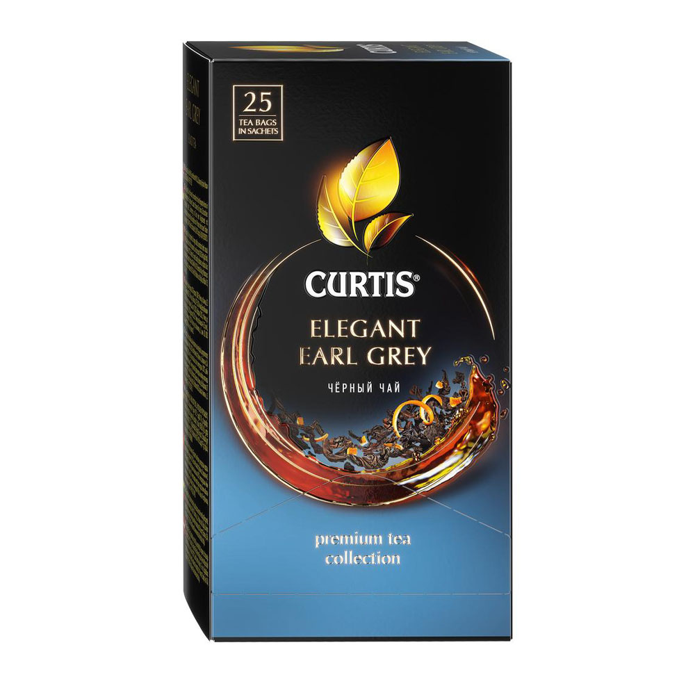 Изображение товара Чай Черный Curtis Elegant Earl Grey 25 Пакетиков