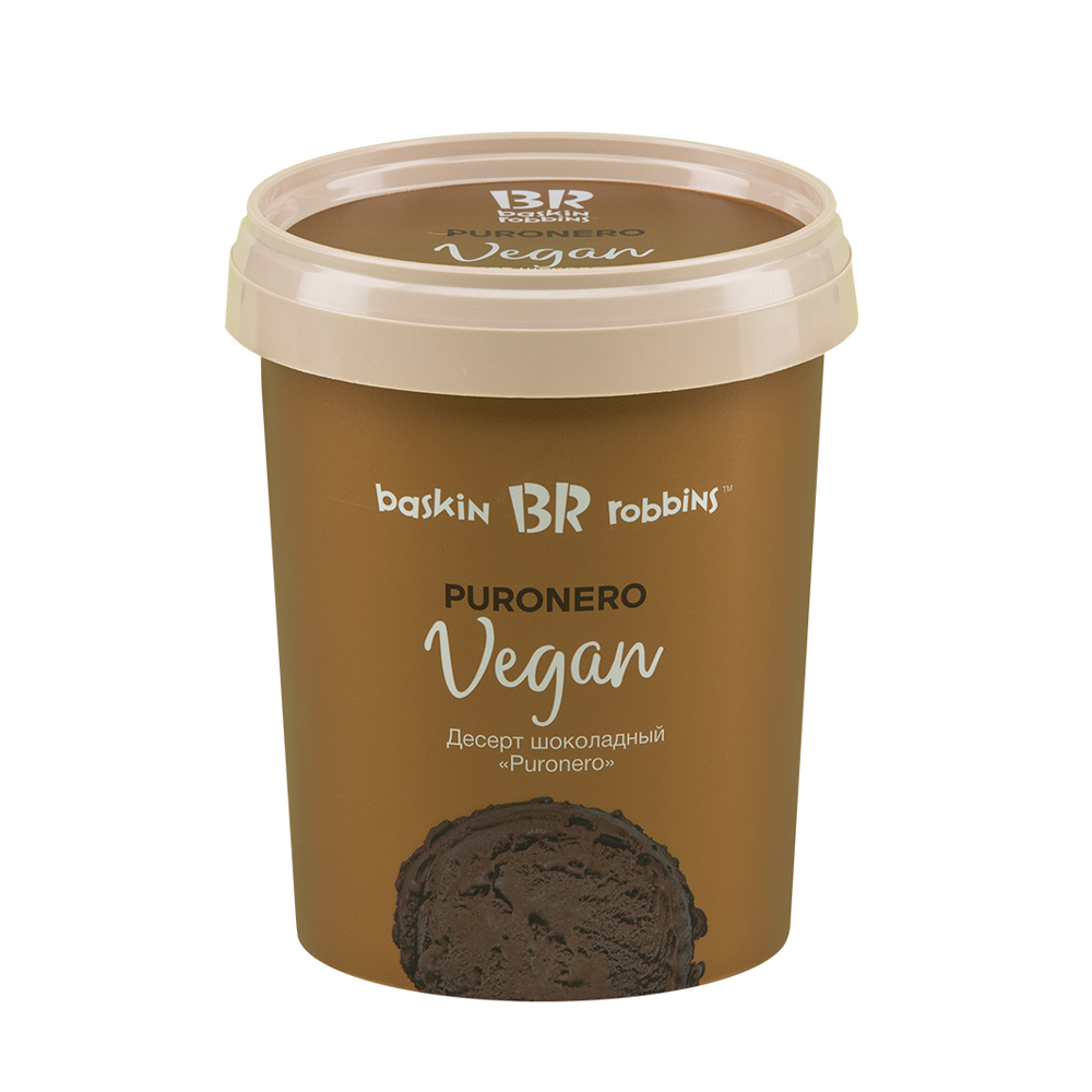 Купить мороженое baskin robbins vegan puronero шоколадное 300г с доставкой  на дом в магазине SPAR