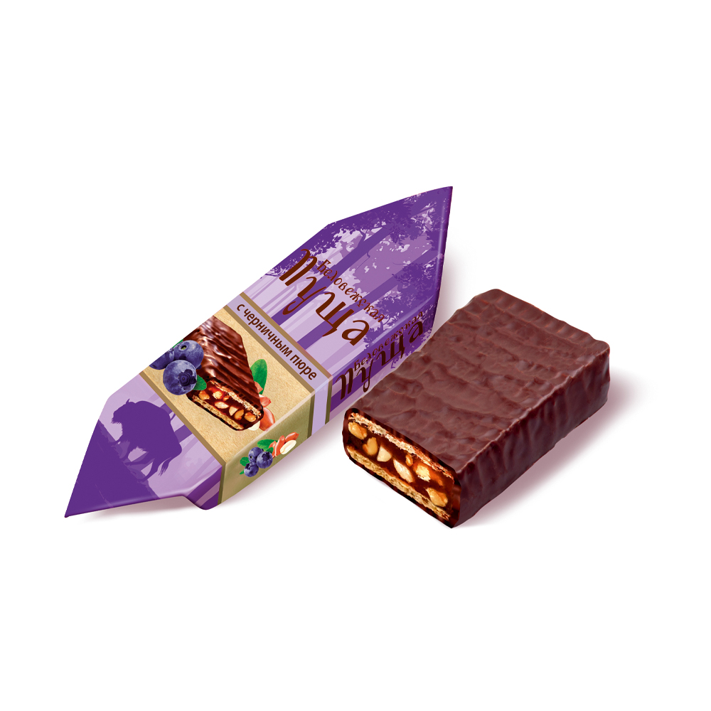 Изображение товара Конфеты Глазированные Беловежская Пуща с Черничным Пюре