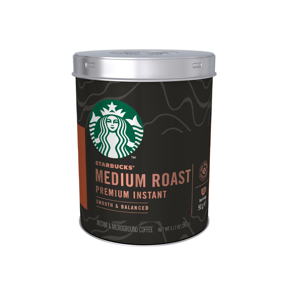 Купить кофе растворимый starbucks premium instant medium roast 90г ж/б с  доставкой на дом в магазине SPAR