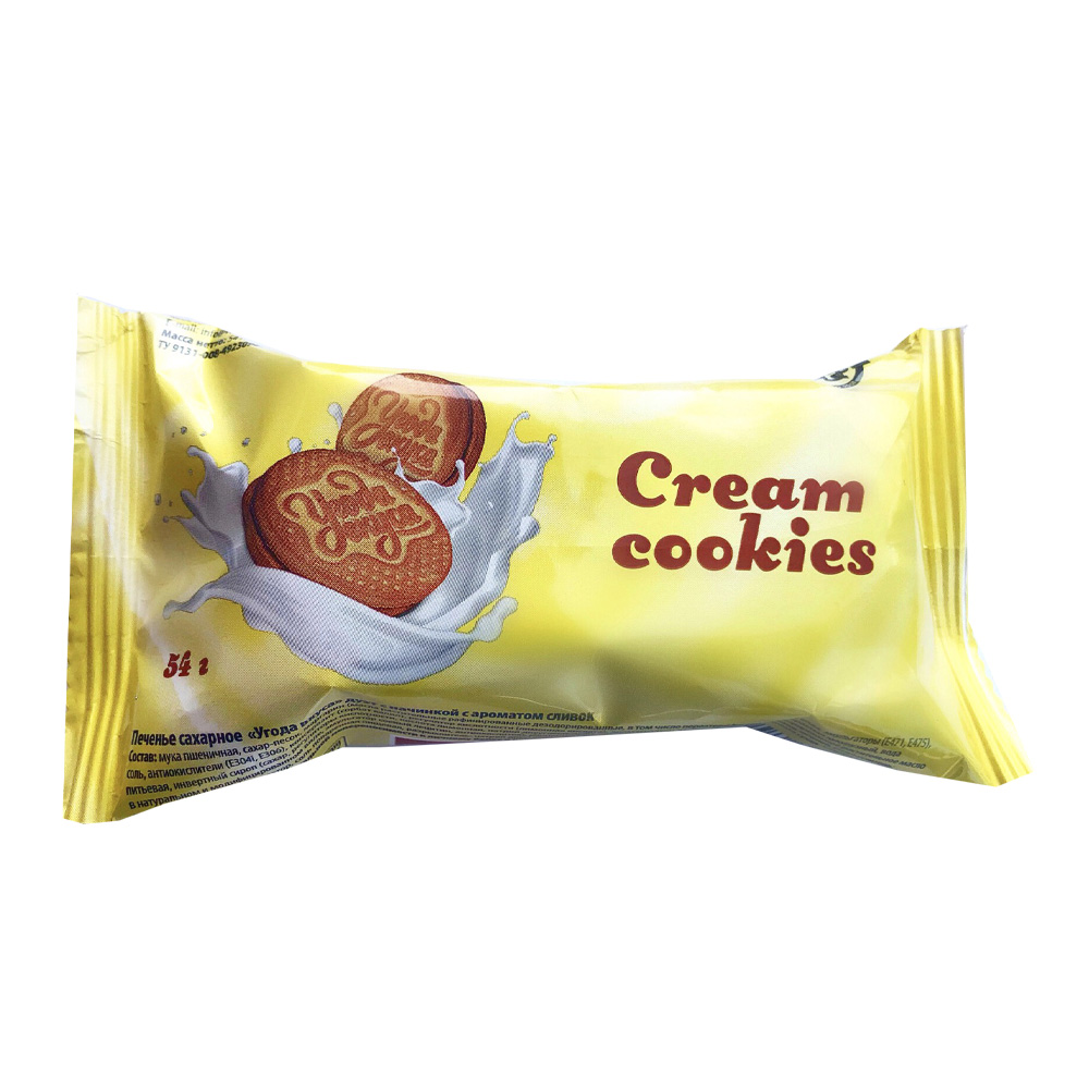Купить печенье cream cookies 54г с доставкой на дом в магазине SPAR