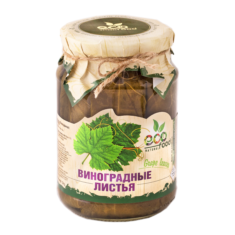 Купить виноградные листья ecofood 720г с доставкой на дом в магазине SPAR