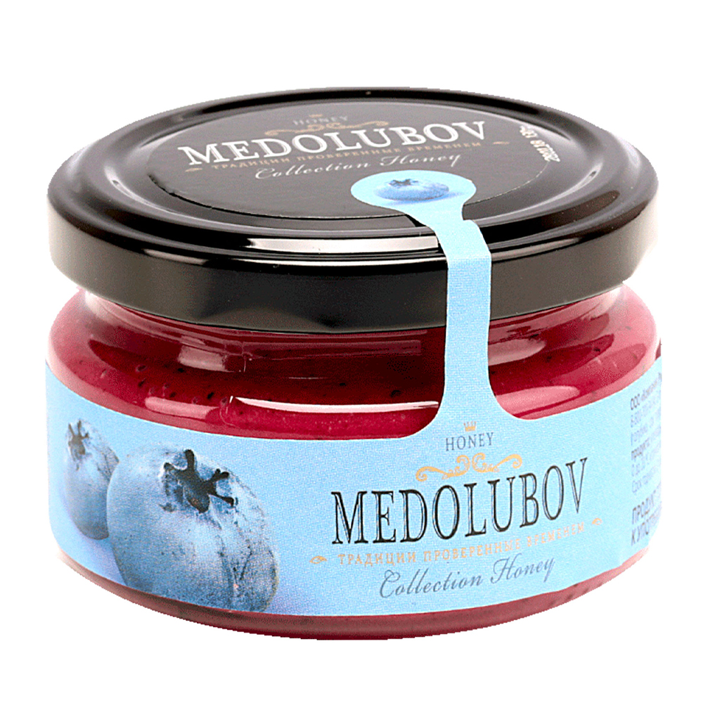 Купить мед-суфле medolubov с голубикой 250г с доставкой на дом в ...