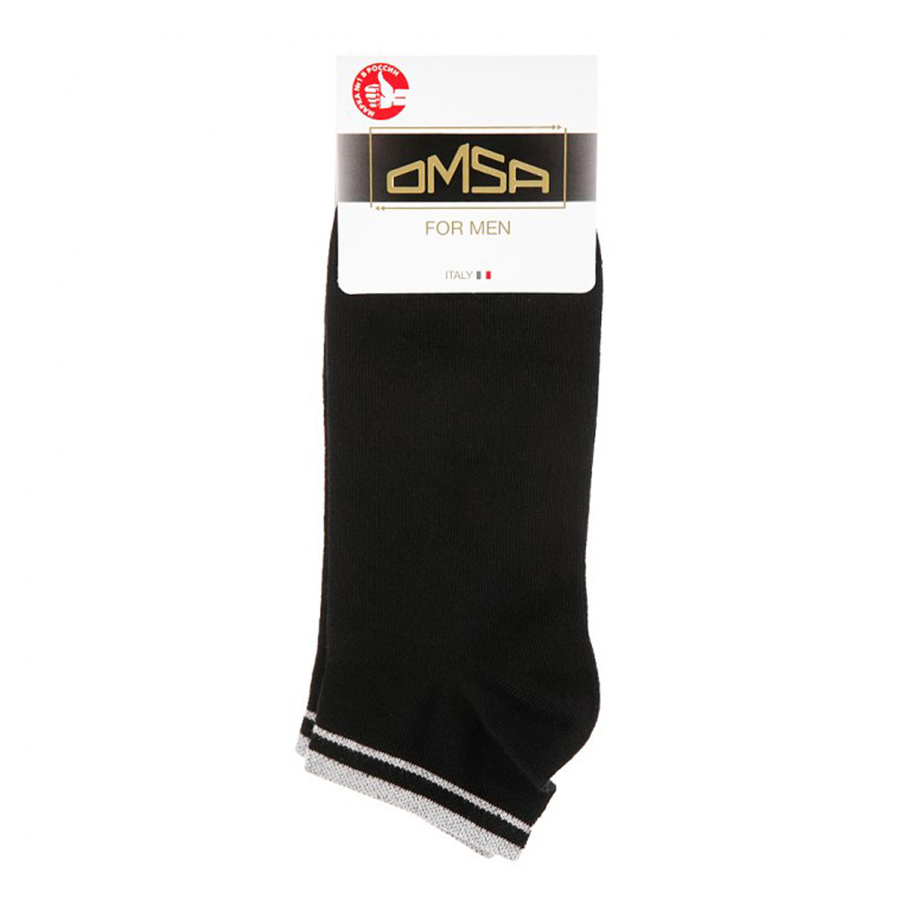 Изображение товара Носки Мужские Omsa Active Nero Укороченные р.42-44