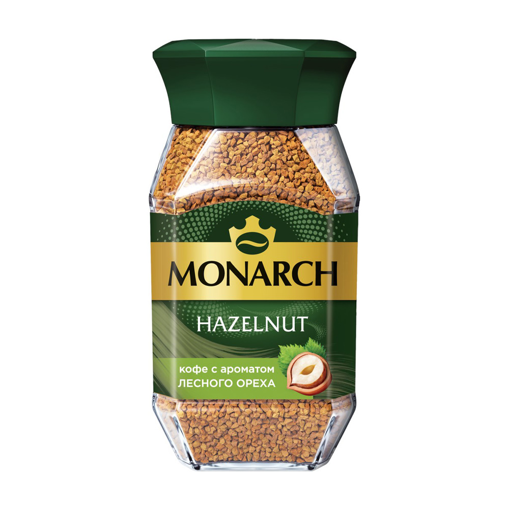 Изображение товара Кофе Растворимый Monarch Hazelnut 95г Стекло