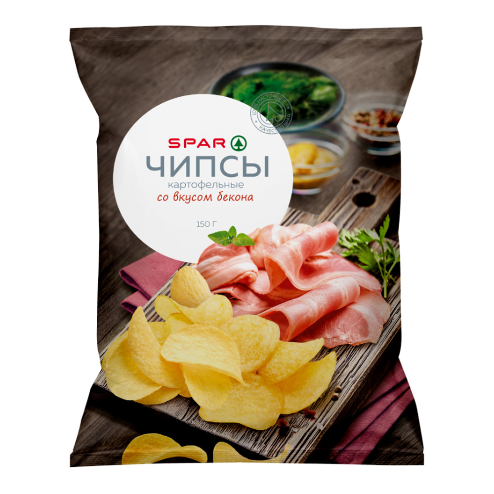 Купить чипсы картофельные spar бекон 150г с доставкой на дом в магазине SPAR