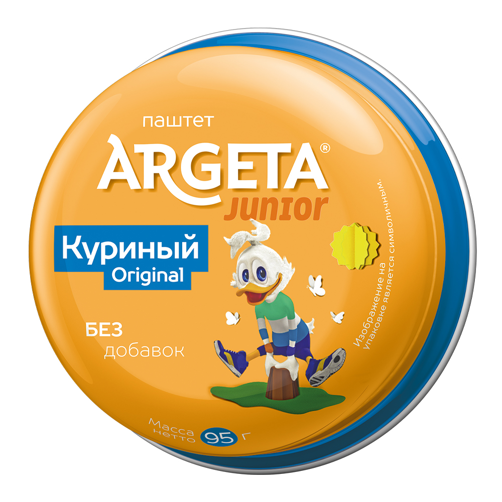 Изображение товара Argeta Junior Куриный паштет 95 г