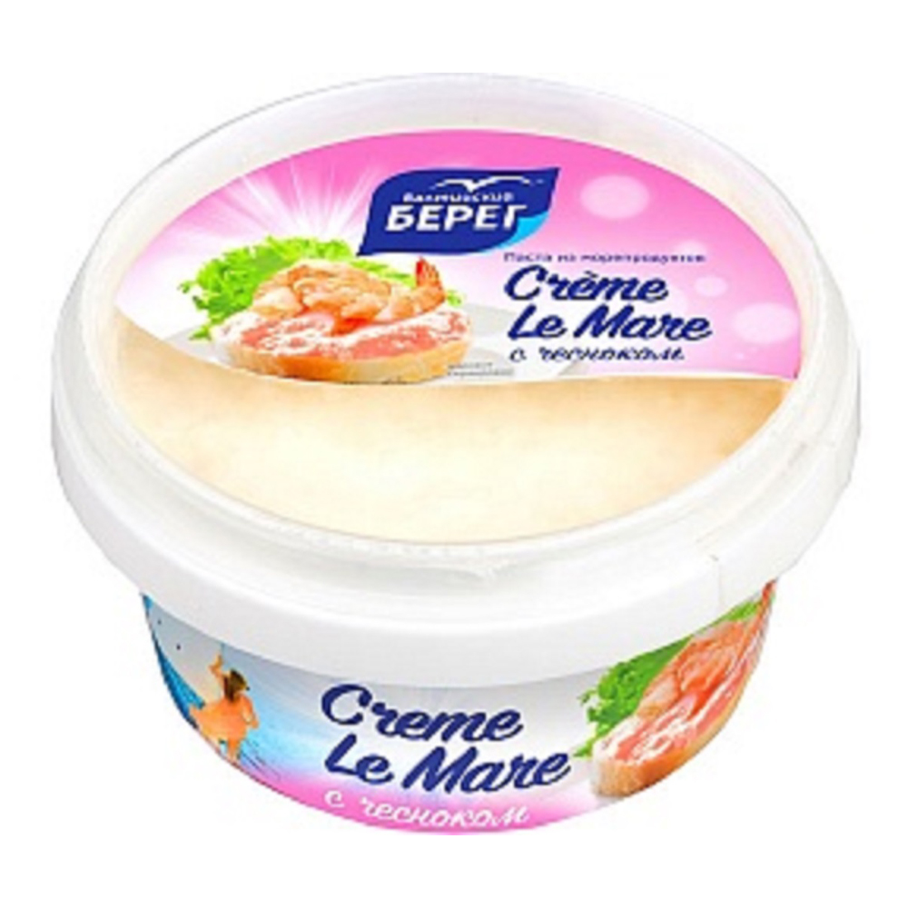 Купить паста из морепродуктов creme le mare с чесноком 150г с доставкой на  дом в магазине SPAR