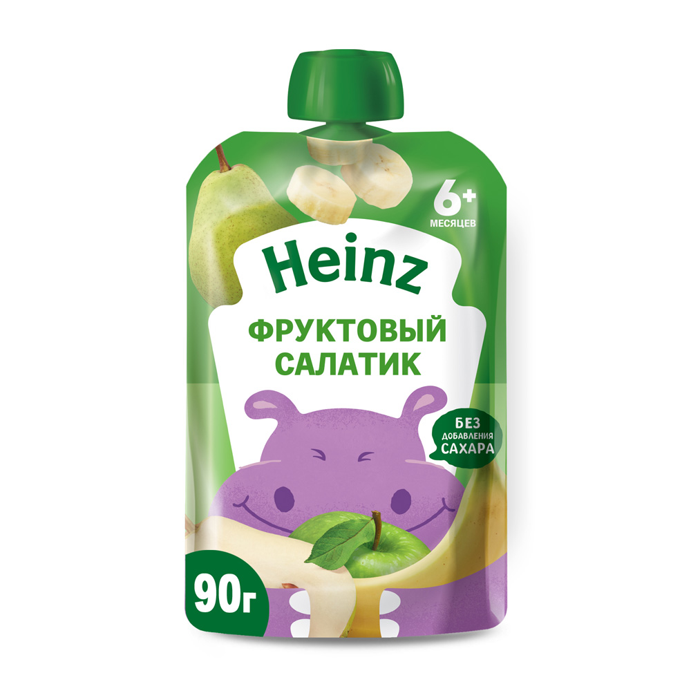 Купить пюре heinz фруктовый салатик пауч 90г с доставкой на дом в магазине  SPAR