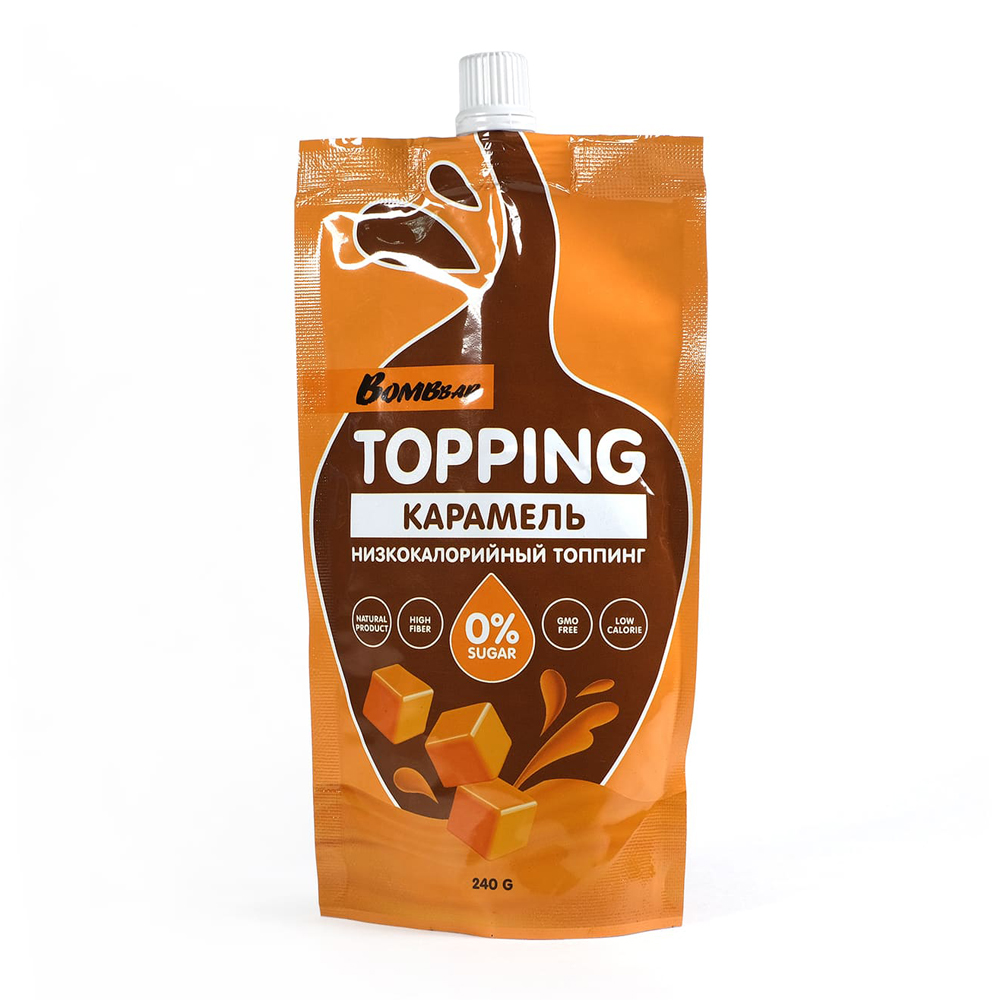 Изображение товара Топпинг Bombbar Низкокалорийный Карамель 240г
